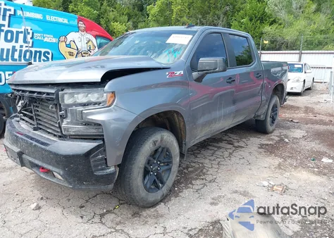 2021 Chevrolet Silverado 1500 4Wd Short Bed Lt Trail Boss from USA, damaged, VIN 3GCPYFED1MG424049